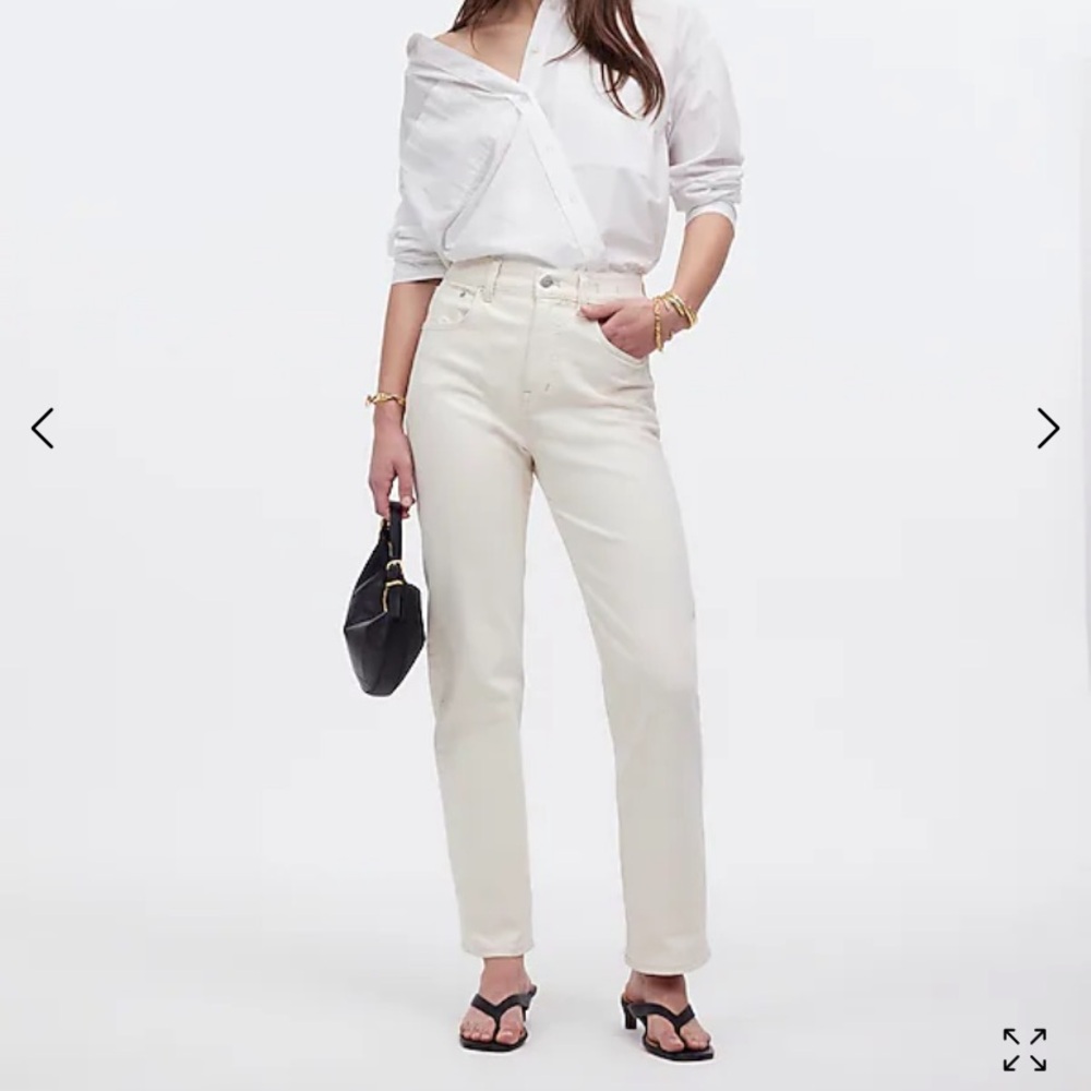Madewell The Petite '90s Straight Jean in Vintage Canvas
